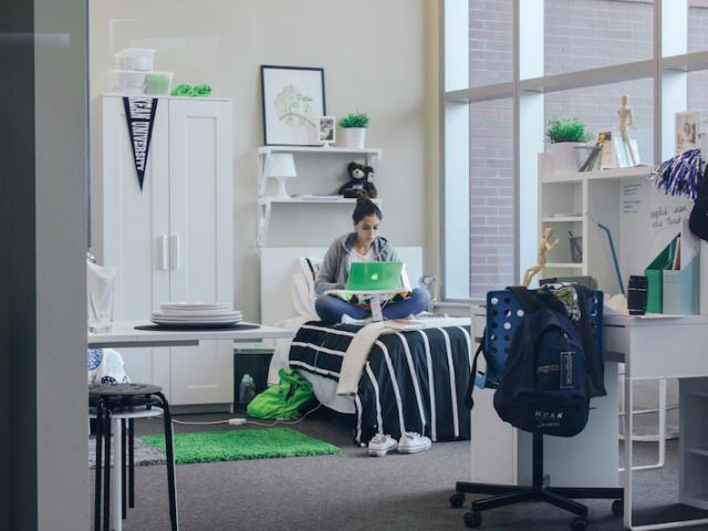 Kean interior design students competed in the IKEA Ultimate Dorm Room Challenge.