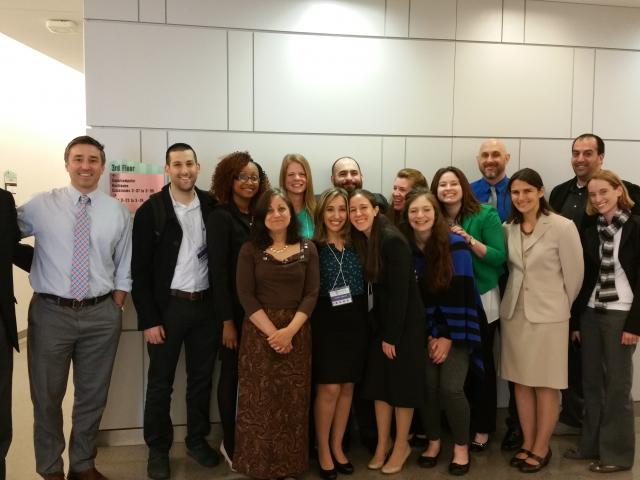School psychology graduate students at Research Day