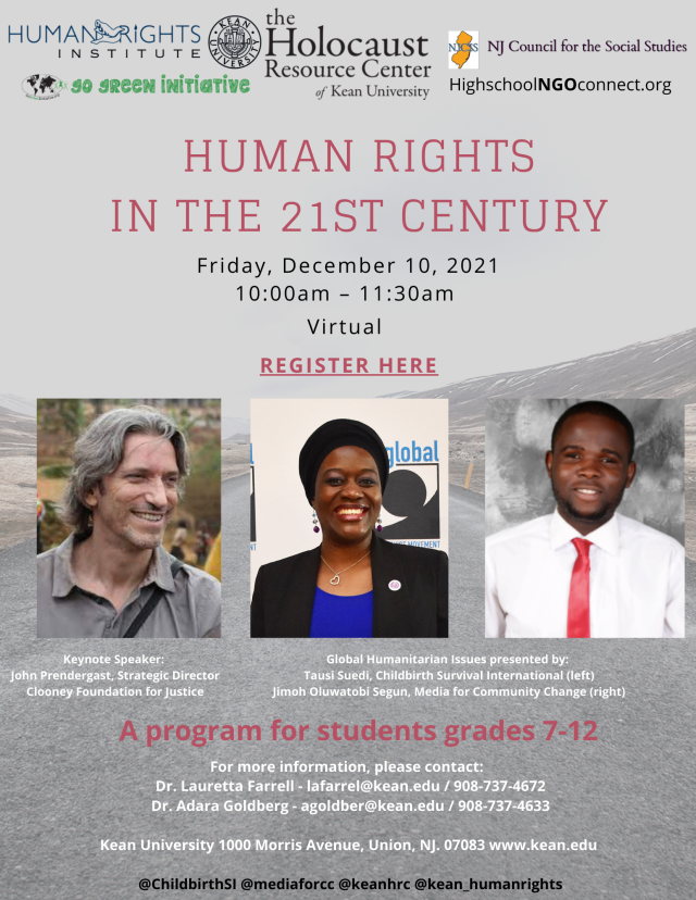 Human Rights in the 21st Century December 2021 Flyer